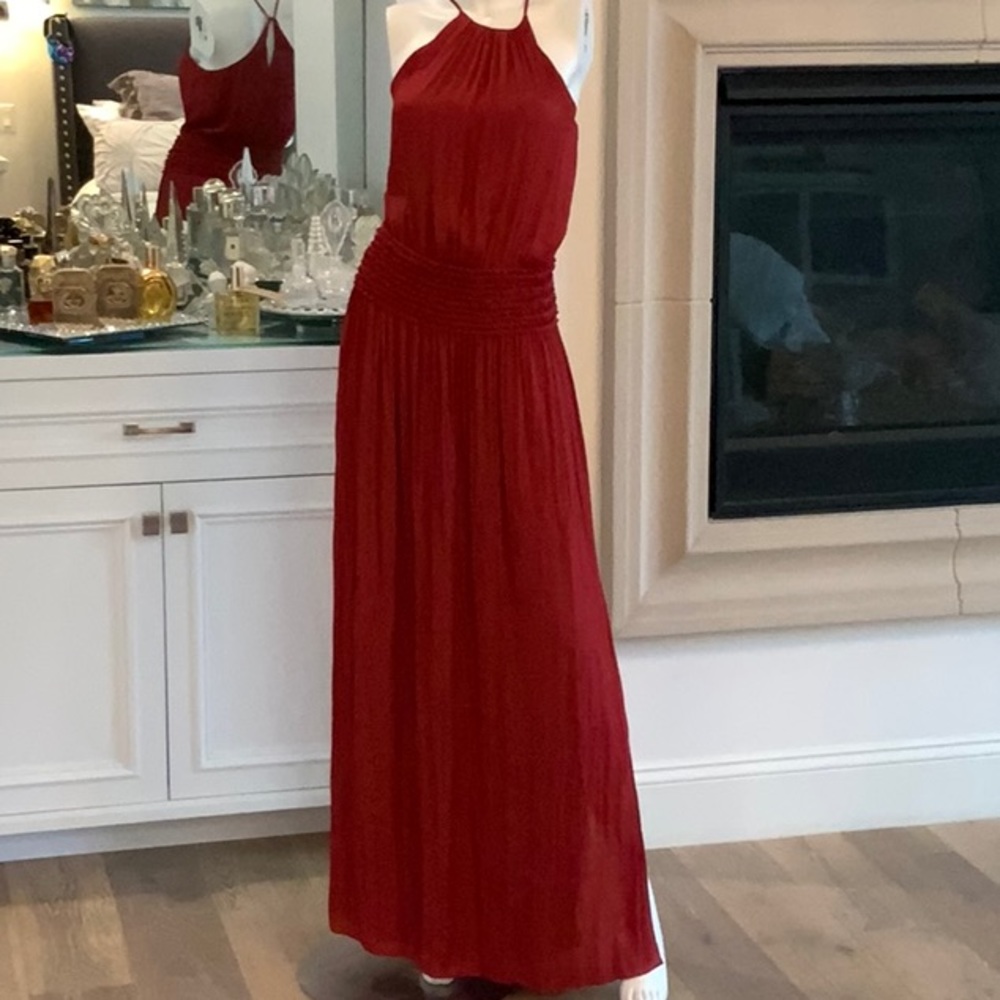 HALSTON MAXI DRESS SIZE SMALL STUNNING